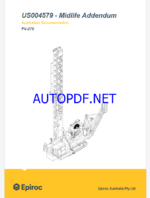 Epiroc Pit Viper PV-270 Spare parts catalog