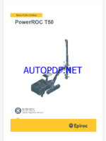 Epiroc PowerROC T50 Spare parts catalog