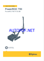 Epiroc PowerROC T50 T3 C9.3B Spare parts catalog