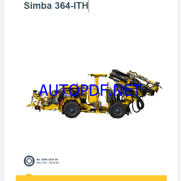 Epiroc Simba 364-ITH Spare parts catalog