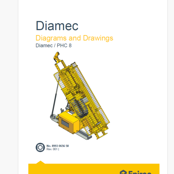 Epiroc Diamec/PHC 8 Diagrams and Drawings Manual