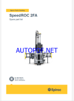 Epiroc SpeedROC 2FA Spare parts catalog