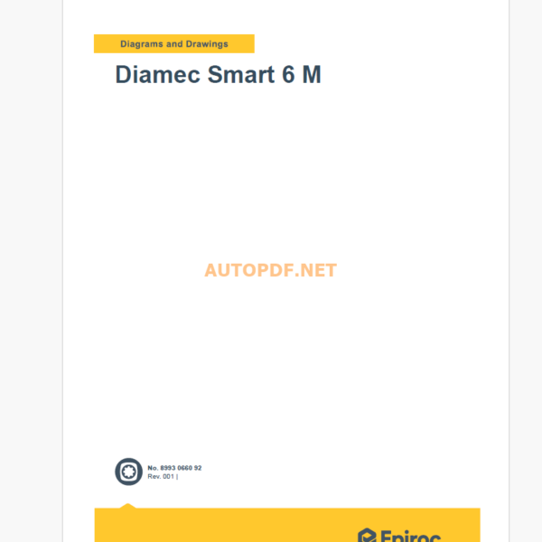 Epiroc Diamec Smart 6 M Diagrams and Drawings Manual