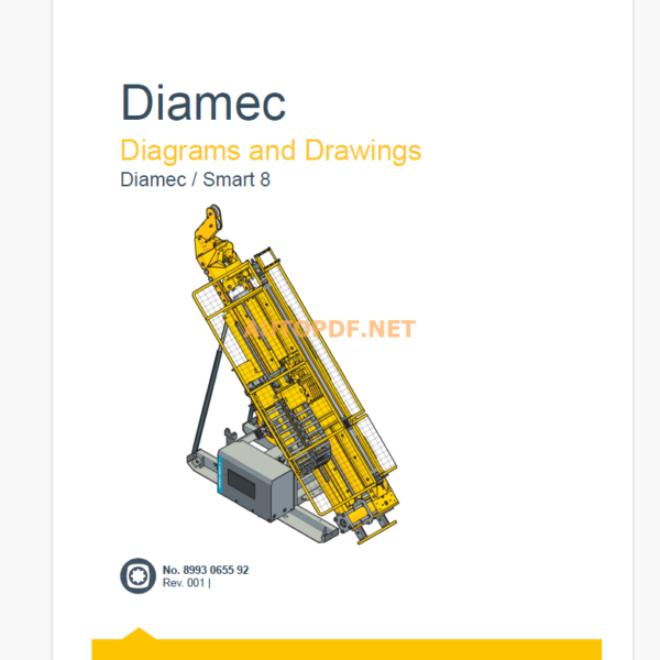 Epiroc Diamec Smart 8 Diagrams and Drawings Manual