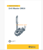 Epiroc Drill Master DM30 Diagrams and Drawings Manual