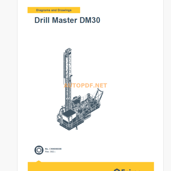 Epiroc Drill Master DM30 Diagrams and Drawings Manual