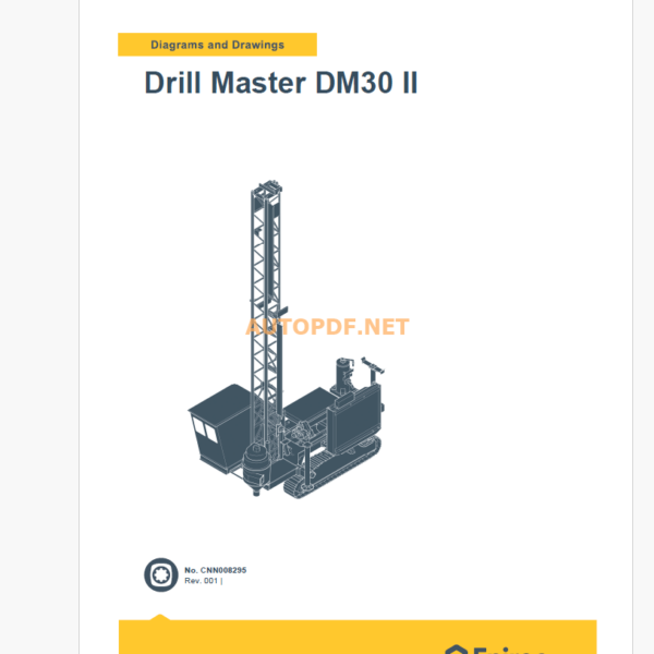 Epiroc Drill Master DM30 II Diagrams and Drawings Manual