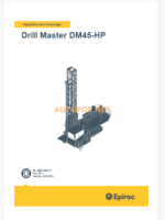 Epiroc Drill Master DM45-HP Diagrams and Drawings Manual