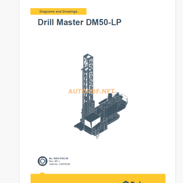 Epiroc Drill Master DM50-LP Diagrams and Drawings Manual