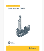 Epiroc Drill Master DM75 Diagrams and Drawings Manual