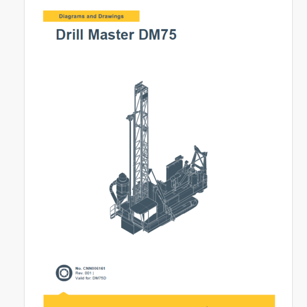 Epiroc Drill Master DM75 Diagrams and Drawings Manual