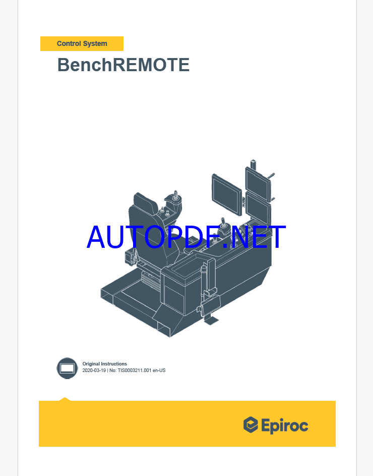 Epiroc BenchREMOTE Control System Manual