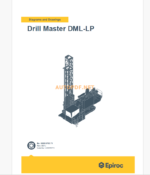 Epiroc Drill Master DML-LP Diagrams and Drawings Manual