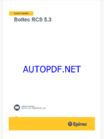 Epiroc Boltec RCS 5.3 Control System ManualEpiroc Boltec RCS 5.3 Control System Manual