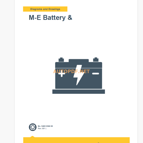 Epiroc M-E Battery Diagrams and Drawings Manual