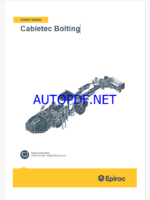 Epiroc Cabletec Bolting Control System Manual