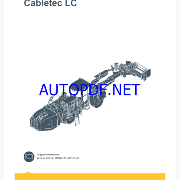 Epiroc Cabletec LC Control System Manual