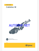 Epiroc Cabletec M Control System Manual