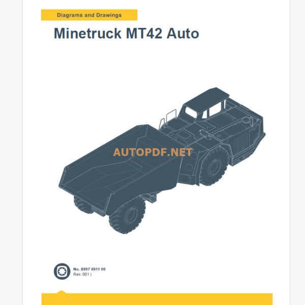 Epiroc Minetruck MT42 Auto Diagrams and Drawings Manual