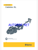 Epiroc Cabletec SL Control System Manual