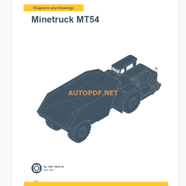 Epiroc Minetruck MT54 Diagrams and Drawings Manual