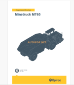 Epiroc Minetruck MT65 Diagrams and Drawings Manual