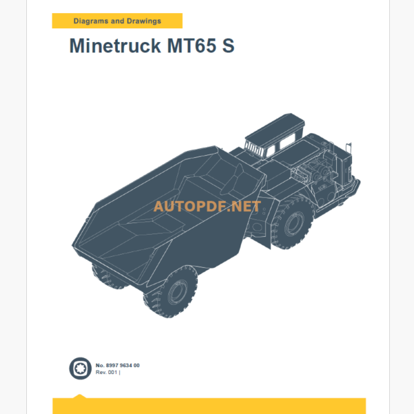 Epiroc Minetruck MT65 S Diagrams and Drawings Manual