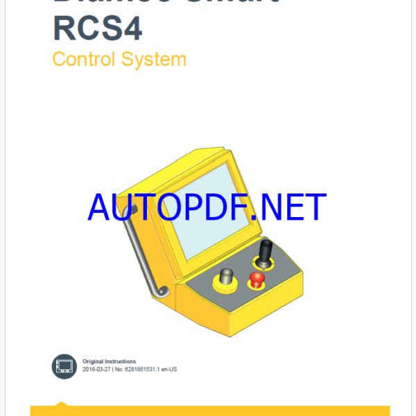 Epiroc Diamec Smart RCS4 Control System Manual