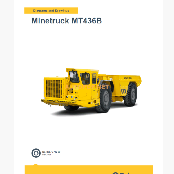 Epiroc Minetruck MT436B Diagrams and Drawings Manual