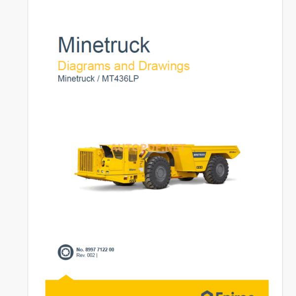 Epiroc Minetruck MT436LP Diagrams and Drawings Manual Epiroc Minetruck MT436LP Diagrams and Drawings Manual