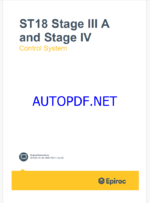 Epiroc ST18 Stage III A and Stage IV Control System Manual