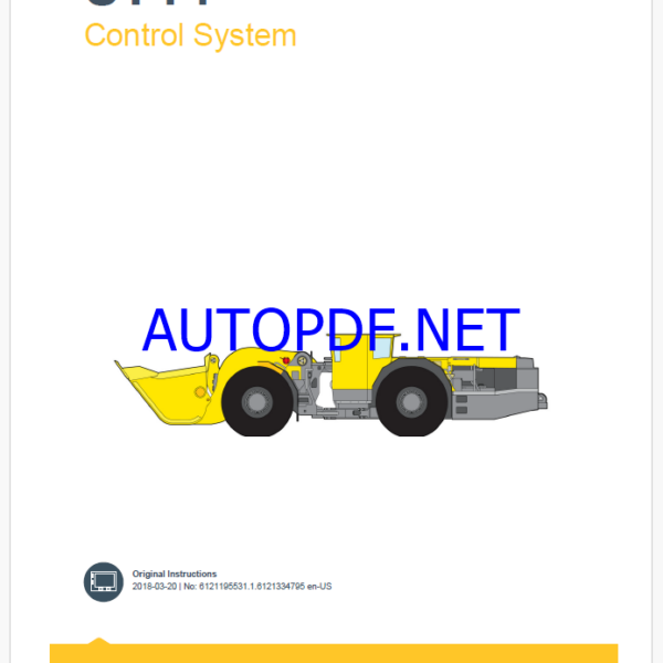 Epiroc ST14 Scooptram Control System Manual