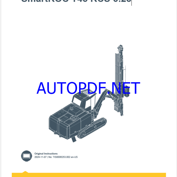 Epiroc SmartROC T45 RCS 6.28 Control System Manual