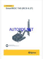 Epiroc SmartROC T45 RCS 6.27 Control System Manual