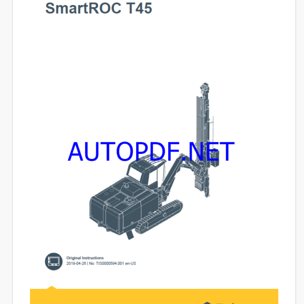 Epiroc SmartROC T45 Control System Manual