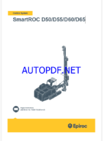 Epiroc SmartROC D50, D55, D60, D65 Control System Manual