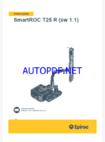 Epiroc SmartROC T25 R SW1.1 Control System Manual