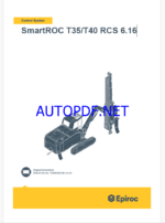 Epiroc SmartROC T35, T40 RCS 6.16 Control System Manual