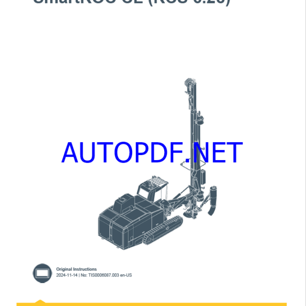 Epiroc SmartROC CL RCS 6.28 Control System Manual