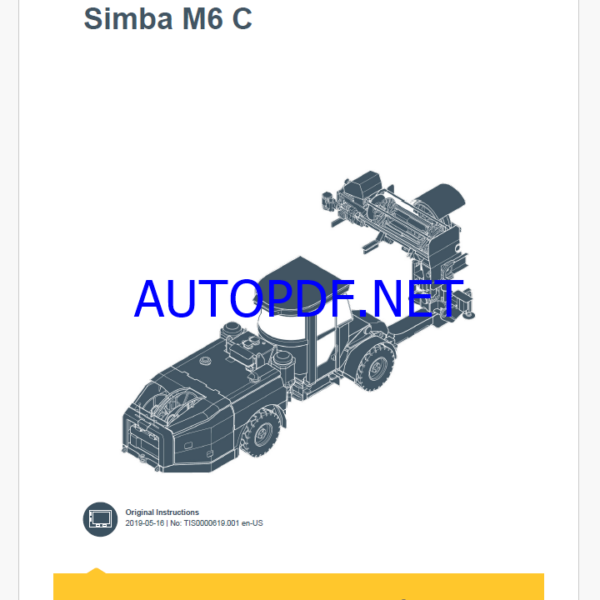 Epiroc Simba M6 C Control System Manual