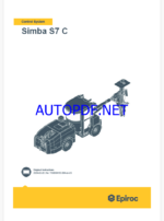Epiroc Simba S7 C Control System Manual