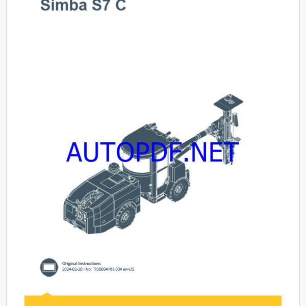 Epiroc Simba S7 C Control System Manual