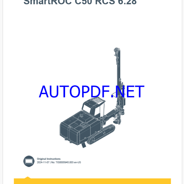 Epiroc SmartROC C50 RCS 6.28 Control System Manual