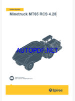 Epiroc Minetruck MT65 RCS 4.28 Control System Manual