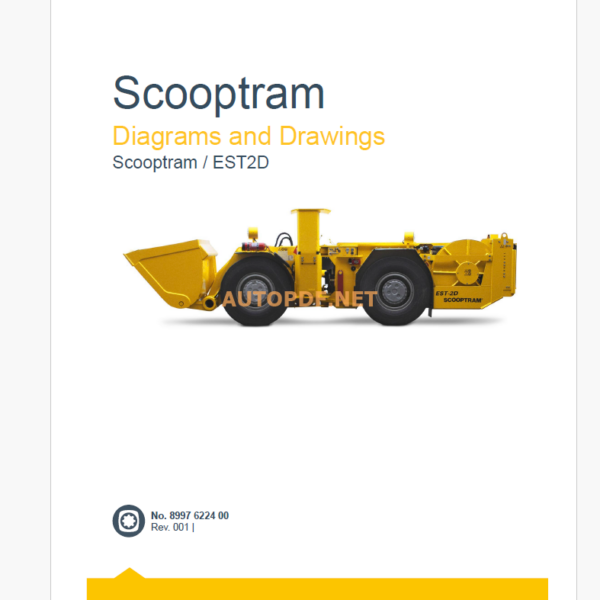 Epiroc Scooptram/EST2D Diagrams and Drawings Manual