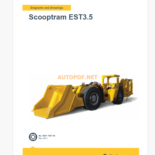 Epiroc Scooptram/EST3.5 Diagrams and Drawings Manual