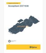 Epiroc Scooptram EST11030 Diagrams and Drawings Manual