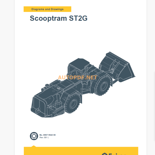 Epiroc Scooptram ST2G Diagrams and Drawings Manual