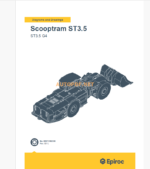 Epiroc Scooptram ST3.5 Diagrams and Drawings Manual