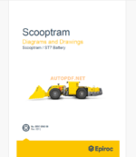 Epiroc Scooptram ST7 Battery Diagrams and Drawings Manual